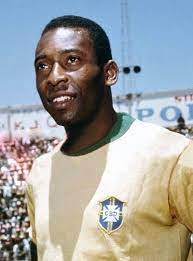 Pele in his Brazil shirt